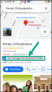 Google Business Profile Manage GMB on Smartphone iPhone Android