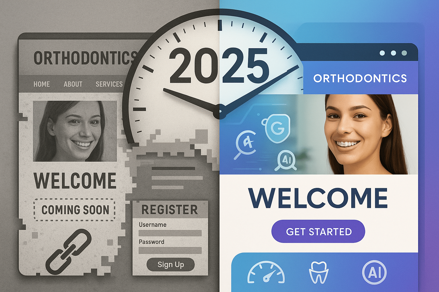 Your outdated orthodontic website may be costing you new patients. Learn how to fix it before 2025 leaves your practice behind.